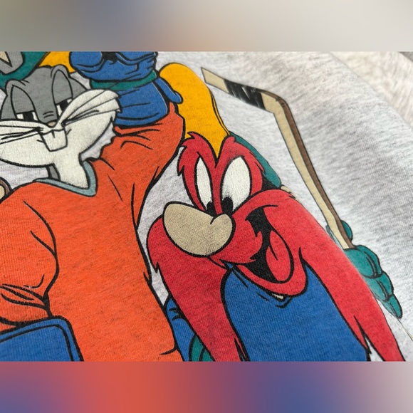 💥SOLD💥 Vintage 1994 Looney Tunes Novel Teez tee shirt single stitch Toons 90s - Picture 11 of 16